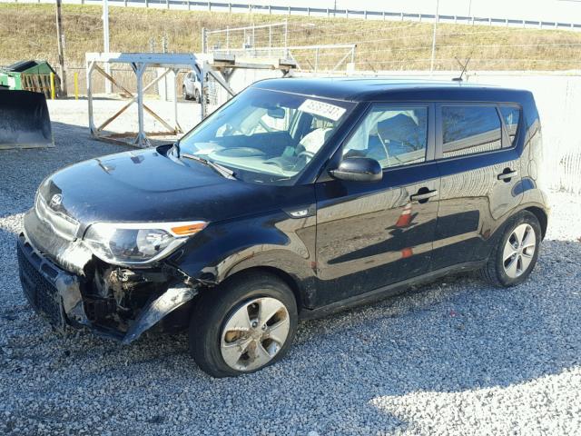 KNDJN2A28E7055683 - 2014 KIA SOUL BLACK photo 2