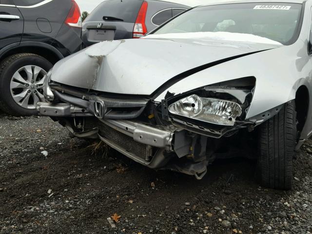 1HGCM56856A046939 - 2006 HONDA ACCORD EX SILVER photo 9