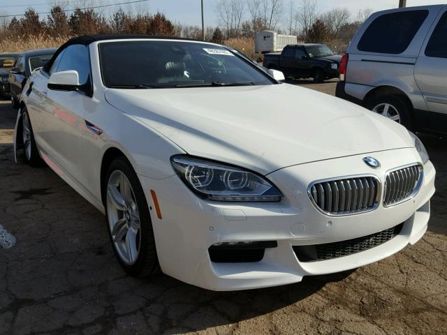 WBAYP1C55ED216550 - 2014 BMW 650 XI WHITE photo 1