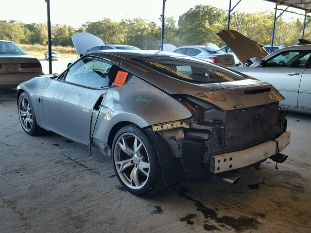 JN1AZ44E39M406628 - 2009 NISSAN 370Z SILVER photo 3