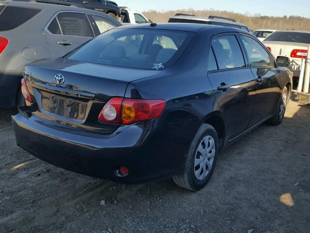 2T1BU4EEXAC227907 - 2010 TOYOTA COROLLA BA BLACK photo 4