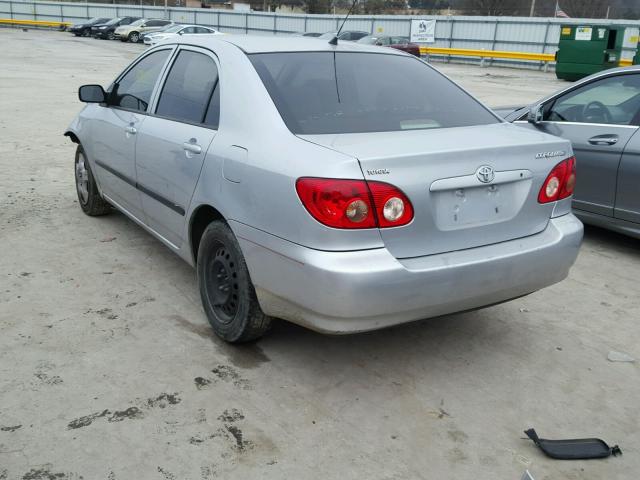 1NXBR32E45Z521534 - 2005 TOYOTA COROLLA CE GRAY photo 3