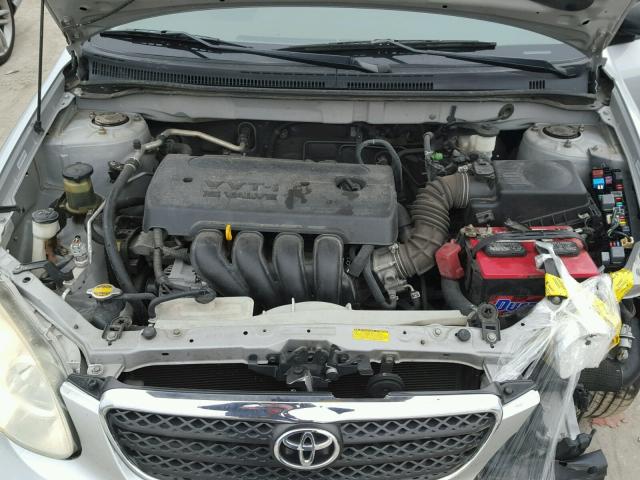 1NXBR32E45Z521534 - 2005 TOYOTA COROLLA CE GRAY photo 7