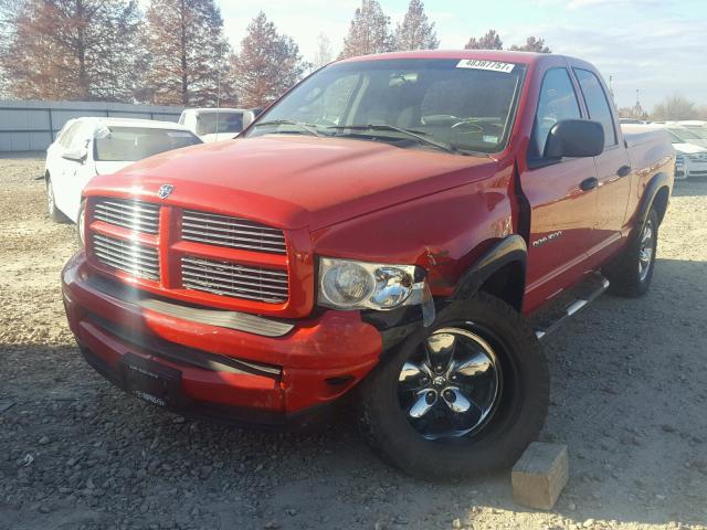 1D7HU18DX3S277600 - 2003 DODGE RAM 1500 S RED photo 2