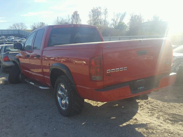 1D7HU18DX3S277600 - 2003 DODGE RAM 1500 S RED photo 3