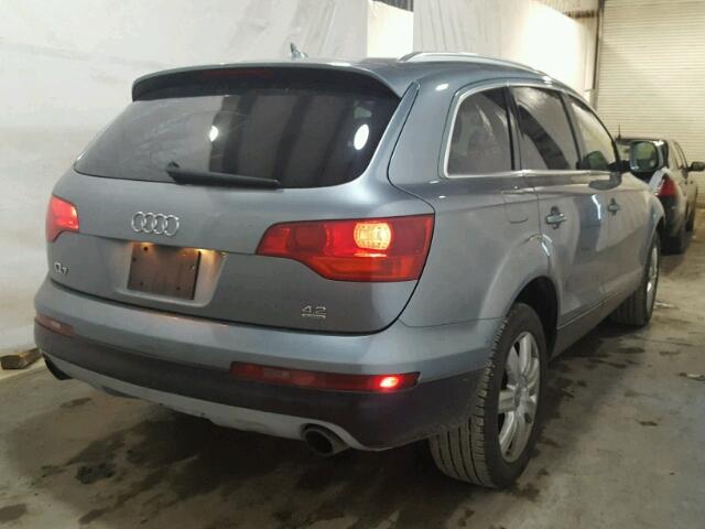 WA1AV74L77D065525 - 2007 AUDI Q7 4.2 QUA GRAY photo 4