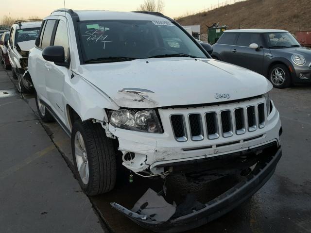 1C4NJDBBXGD566081 - 2016 JEEP COMPASS SP WHITE photo 1