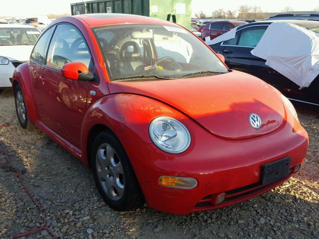 3VWCB21CX2M424729 - 2002 VOLKSWAGEN NEW BEETLE RED photo 1