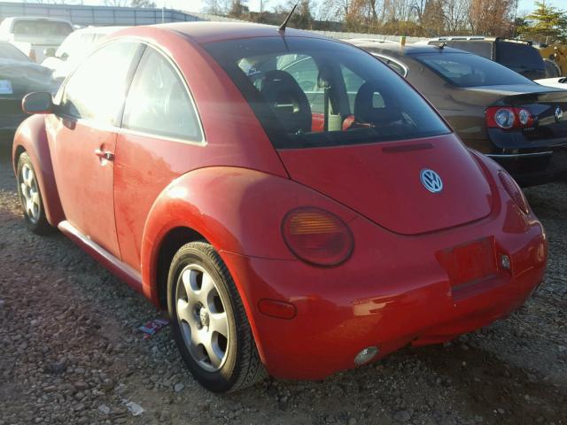 3VWCB21CX2M424729 - 2002 VOLKSWAGEN NEW BEETLE RED photo 3