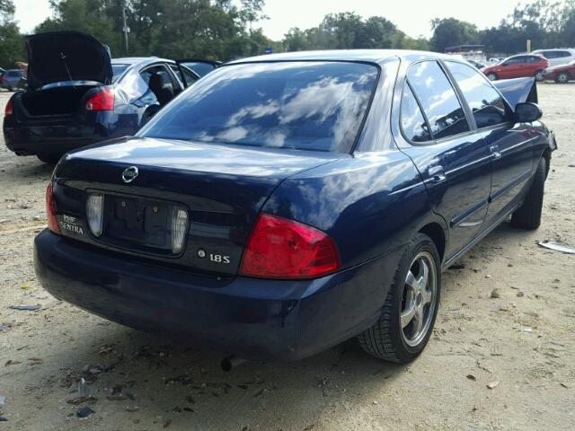 3N1CB51D36L503168 - 2006 NISSAN SENTRA 1.8 BLUE photo 4