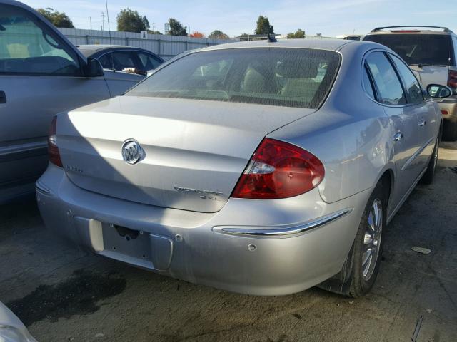 2G4WD582581261833 - 2008 BUICK LACROSSE C SILVER photo 4