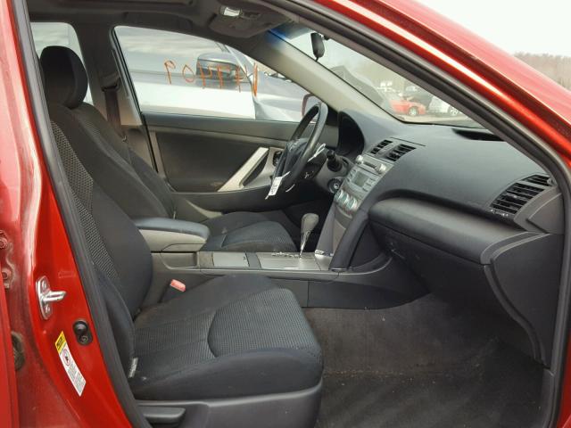 4T1BE46KX9U367628 - 2009 TOYOTA CAMRY BASE RED photo 5