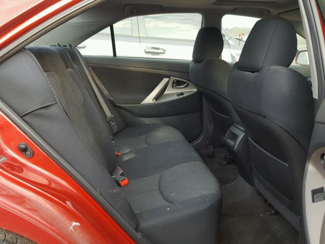 4T1BE46KX9U367628 - 2009 TOYOTA CAMRY BASE RED photo 6