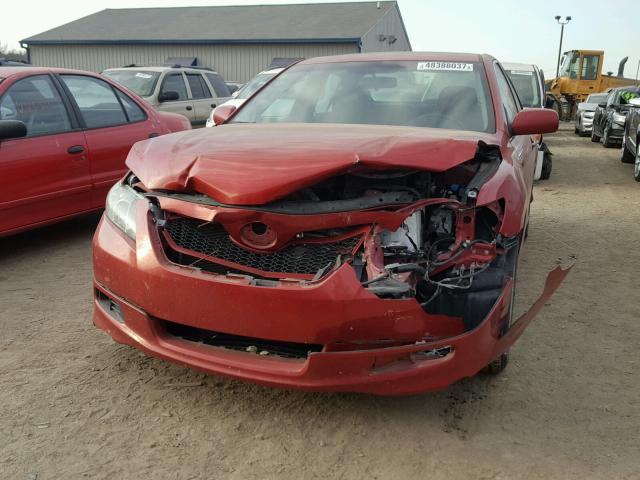 4T1BE46KX9U367628 - 2009 TOYOTA CAMRY BASE RED photo 9