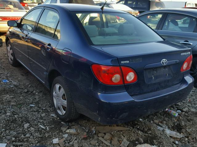 JTDBR32E860066071 - 2006 TOYOTA COROLLA CE BLUE photo 3