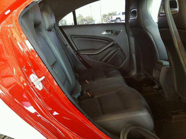 WDDSJ4EB1EN152845 - 2014 MERCEDES-BENZ CLA 250 RED photo 6