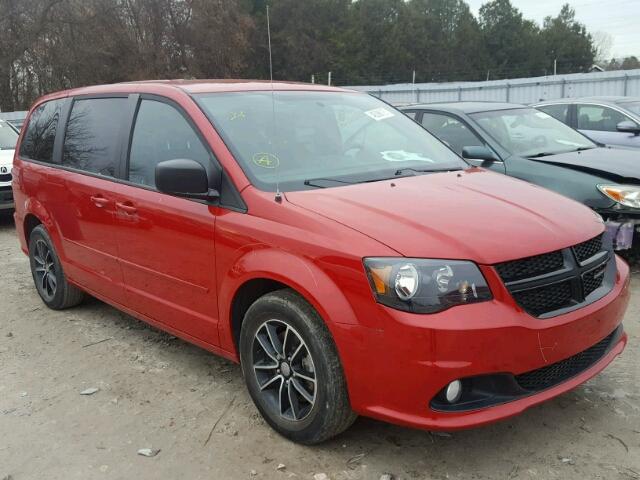 2C4RDGBGXFR746209 - 2015 DODGE GRAND CARA RED photo 1