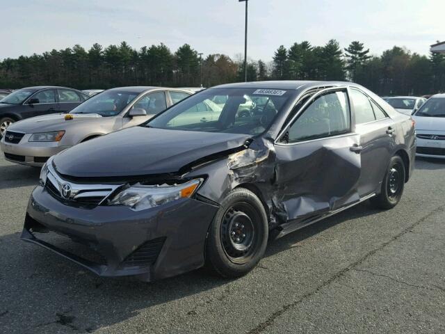 4T4BF1FK2CR181834 - 2012 TOYOTA CAMRY BASE GRAY photo 2