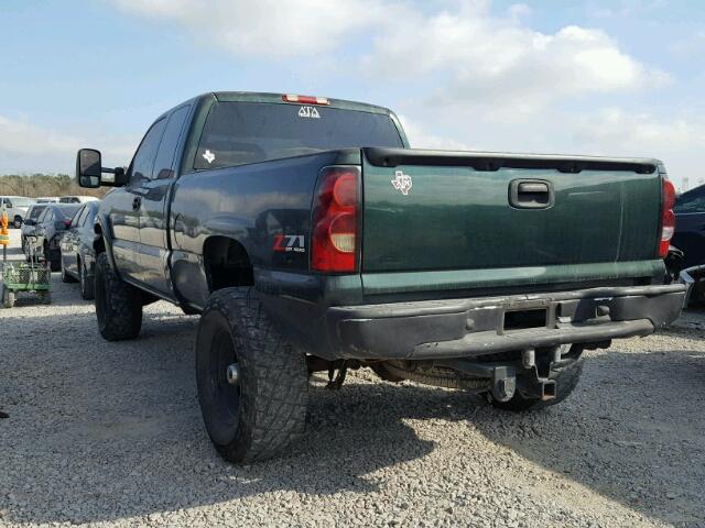 1GCEK19B15E298840 - 2005 CHEVROLET SILVERADO GREEN photo 3