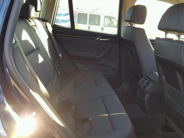 5UXWX9C50F0D51132 - 2015 BMW X3 XDRIVE2 Niebieski zdjęcie 6