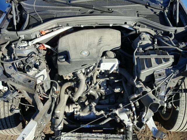 5UXWX9C50F0D51132 - 2015 BMW X3 XDRIVE2 Niebieski zdjęcie 7