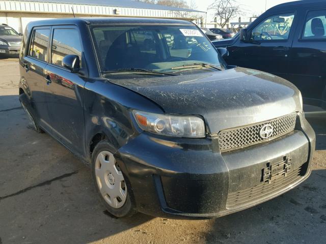 JTLKE50E381002645 - 2008 TOYOTA SCION XB BLACK photo 1