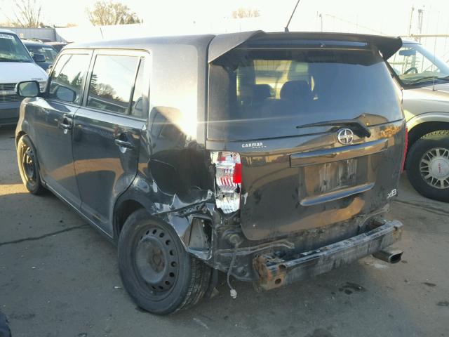 JTLKE50E381002645 - 2008 TOYOTA SCION XB BLACK photo 3