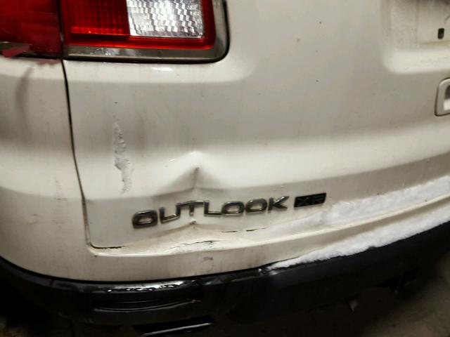 5GZEV33798J130610 - 2008 SATURN OUTLOOK XR თეთრი ფოტო 9