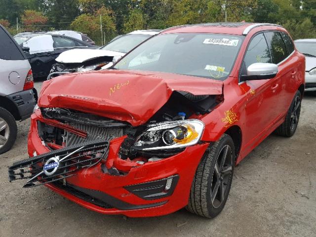 YV4902RP0F2740466 - 2015 VOLVO XC60 T6 RED photo 2