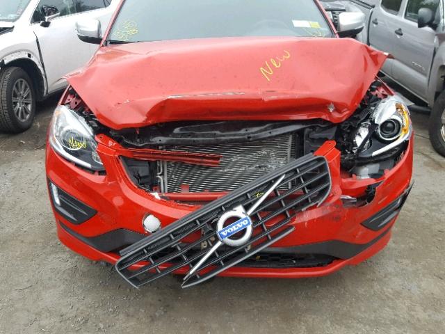 YV4902RP0F2740466 - 2015 VOLVO XC60 T6 RED photo 9