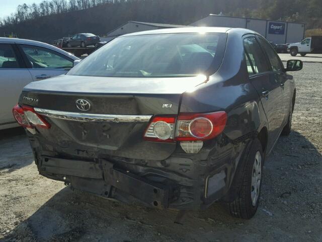 2T1BU4EE3BC711046 - 2011 TOYOTA COROLLA BA GRAY photo 4