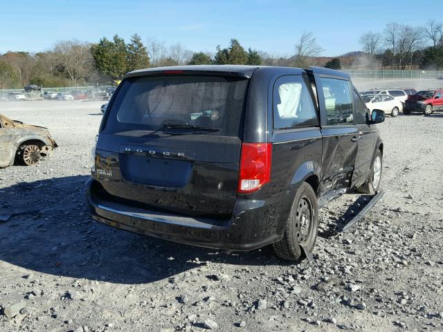 2C4RDGBG9GR364643 - 2016 DODGE GRAND CARA BLACK photo 4