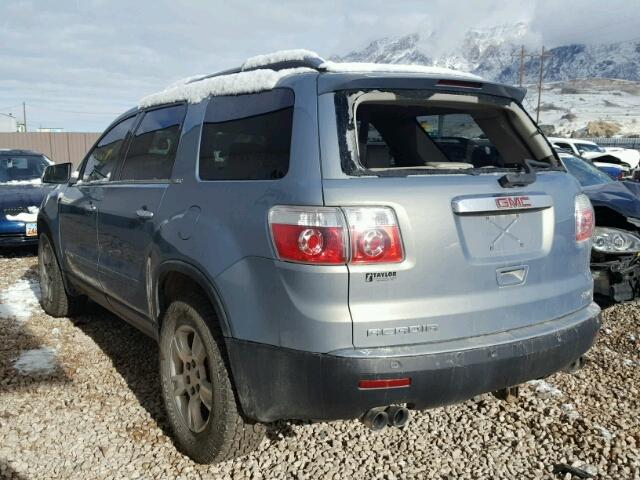 1GKEV33778J163675 - 2008 GMC ACADIA SLT BLUE photo 3