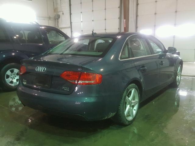 WAUKFAFL3BN027873 - 2011 AUDI A4 PRESTIG GRAY photo 4