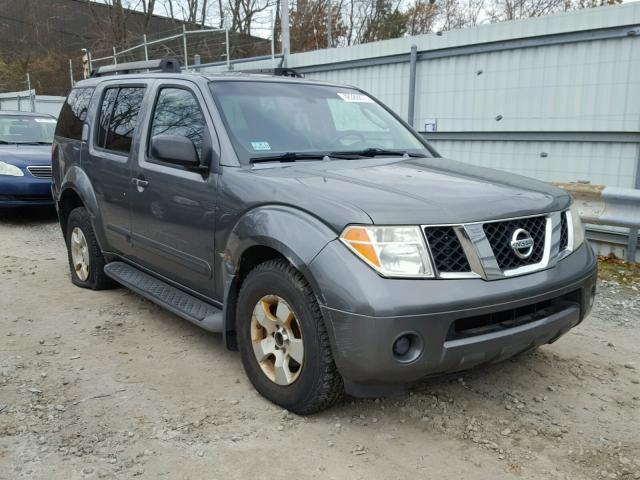 5N1AR18W85C746609 - 2005 NISSAN PATHFINDER GRAY photo 1