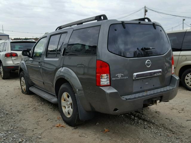 5N1AR18W85C746609 - 2005 NISSAN PATHFINDER GRAY photo 3