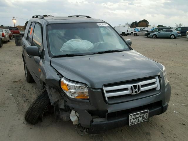 5FNYF28388B000384 - 2008 HONDA PILOT SE BLUE photo 1