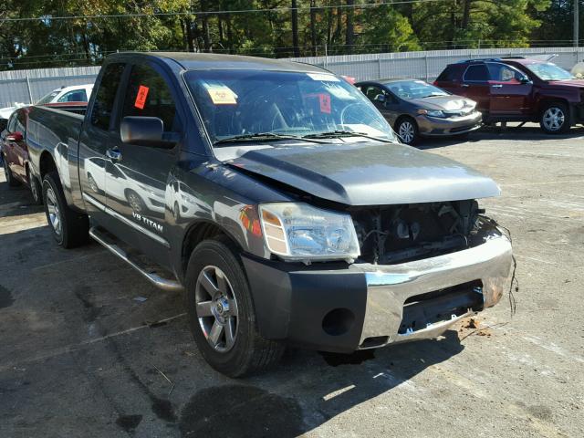 1N6BA06A66N559826 - 2006 NISSAN TITAN XE GRAY photo 1