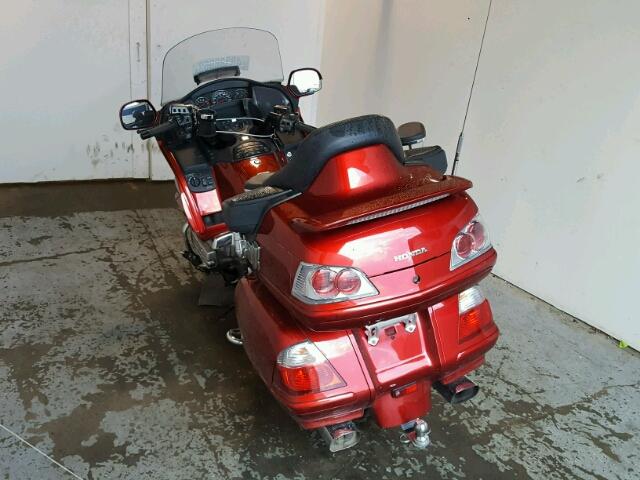 1HFSC47H38A710489 - 2008 HONDA GL1800 RED photo 3