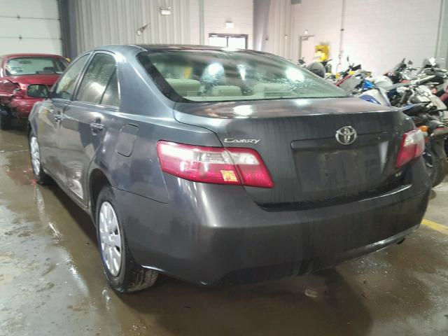 4T1BE46K97U053997 - 2007 TOYOTA CAMRY NEW CHARCOAL photo 3