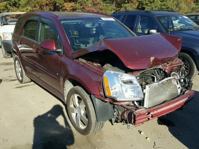 2CNDL537286017072 - 2008 CHEVROLET EQUINOX SP BURGUNDY photo 1