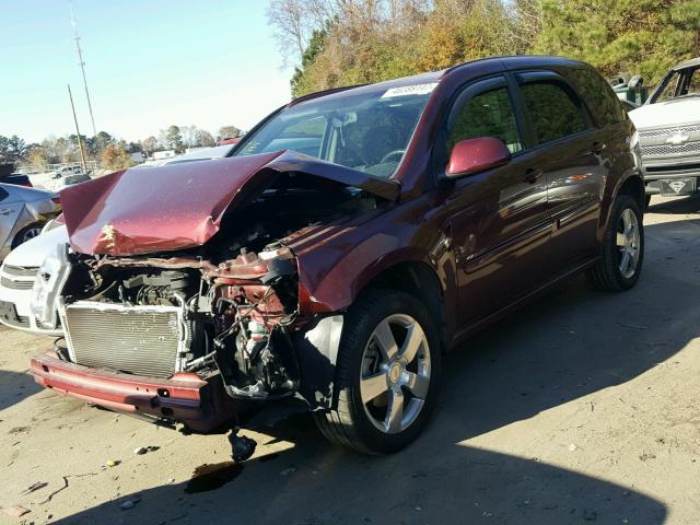 2CNDL537286017072 - 2008 CHEVROLET EQUINOX SP BURGUNDY photo 2