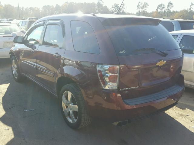 2CNDL537286017072 - 2008 CHEVROLET EQUINOX SP BURGUNDY photo 3