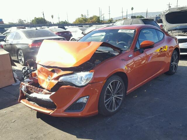JF1ZNAA14D2708063 - 2013 TOYOTA SCION FR-S ნარინჯისფერი ფოტო 2