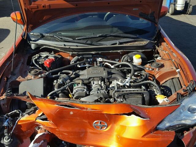 JF1ZNAA14D2708063 - 2013 TOYOTA SCION FR-S ORANGE photo 7