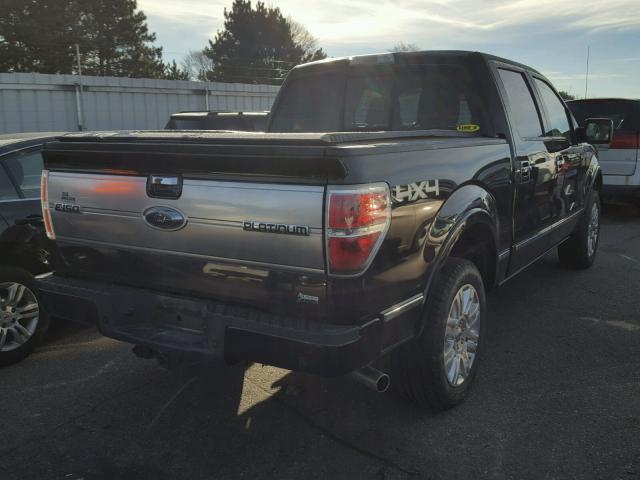 1FTFW1EV5AFB46802 - 2010 FORD F150 SUPER BLACK photo 4