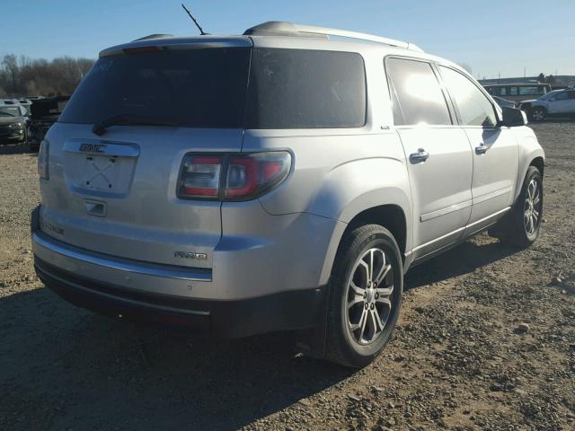 1GKKVRKD6FJ137174 - 2015 GMC ACADIA SLT SILVER photo 4