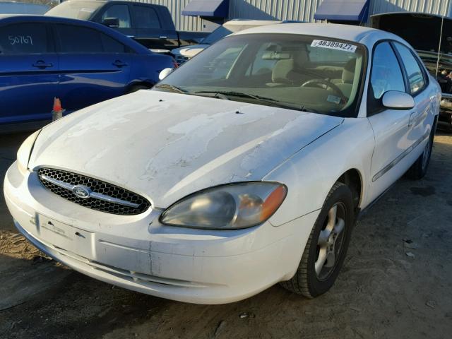 1FAFP55U81A164449 - 2001 FORD TAURUS SES WHITE photo 2