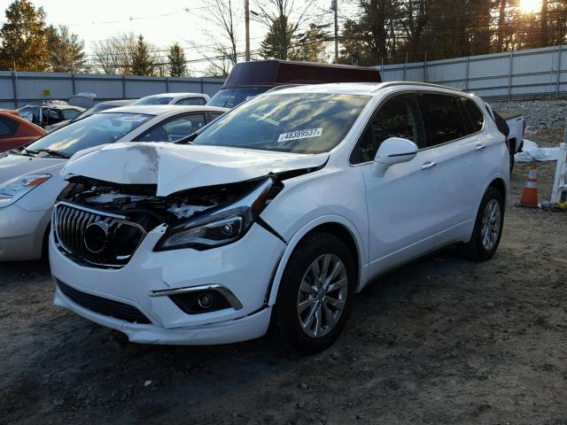 LRBFXBSA7HD217152 - 2017 BUICK ENVISION E WHITE photo 2