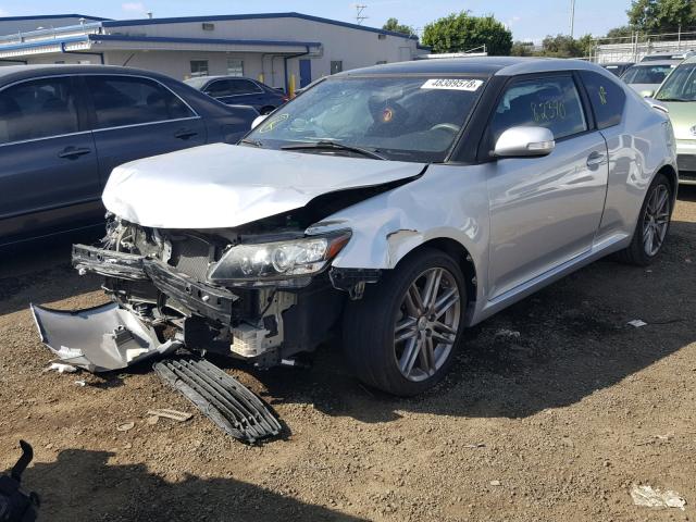 JTKJF5C78C3026995 - 2012 TOYOTA SCION TC 银色 照片 2